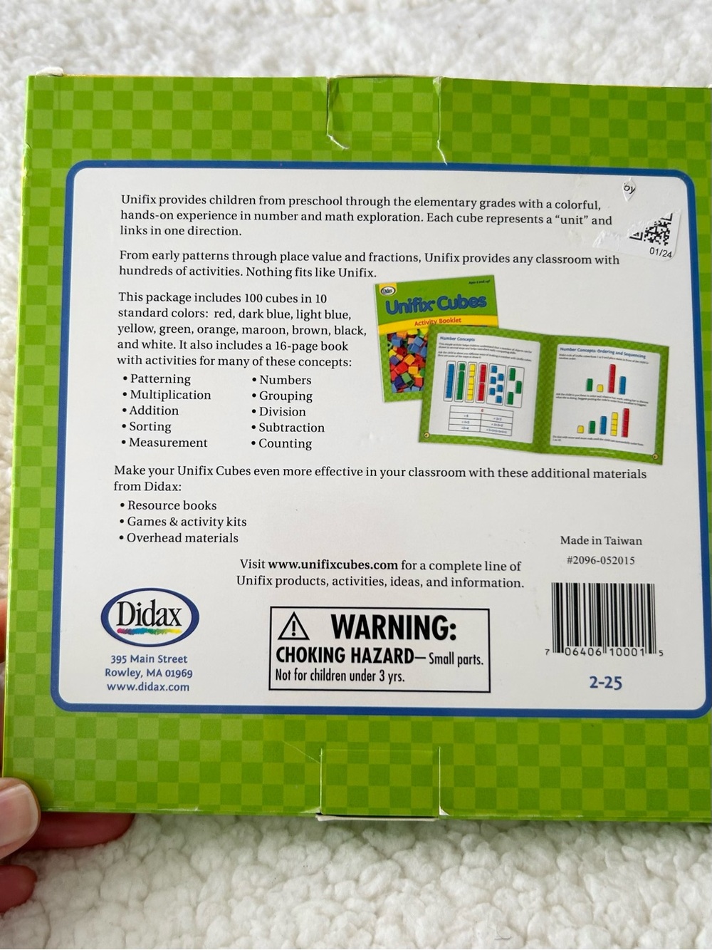 Kids Educational Bundle Ages 4-6 Eric Carle Sylvan Learning & Unifix Cubes Math - Picture 11 of 11
